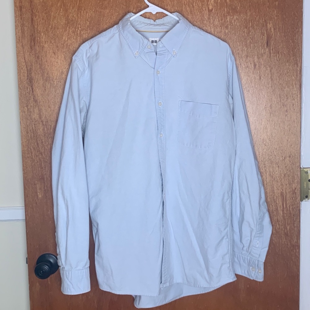 Uniqlo Oxford Reg-Fit Button Down Shirt L